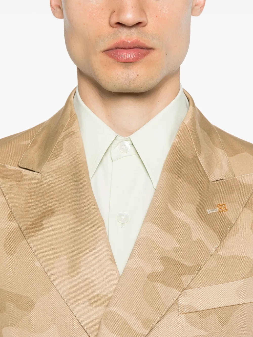 TAGLIATORE CAMOUFLAGE-PATTERN BLAZER