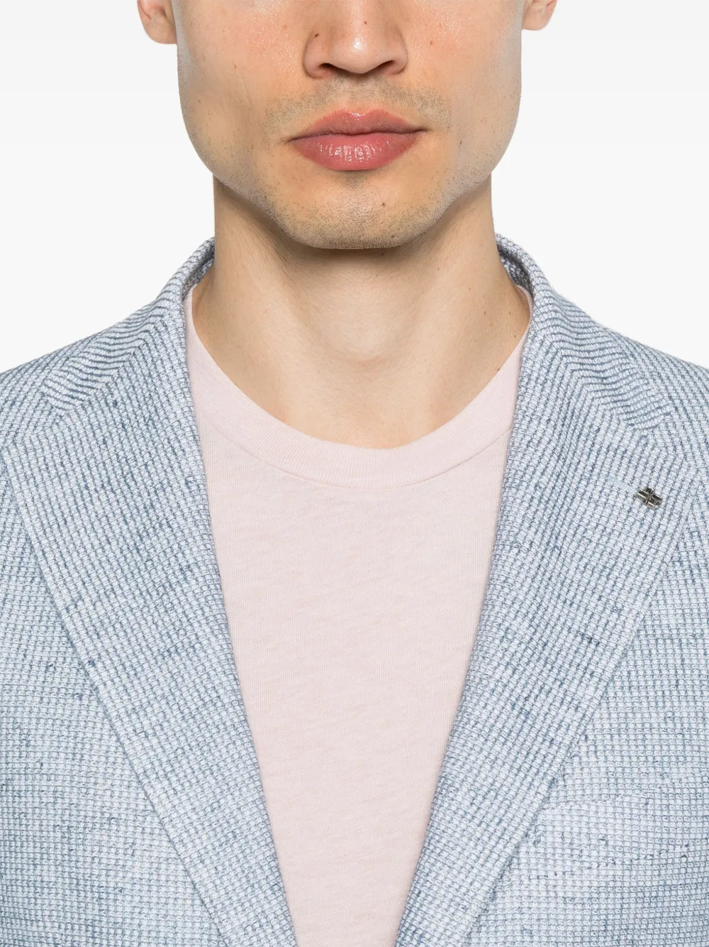 Tagliatore Blazer met enkele rij knopen Blauw