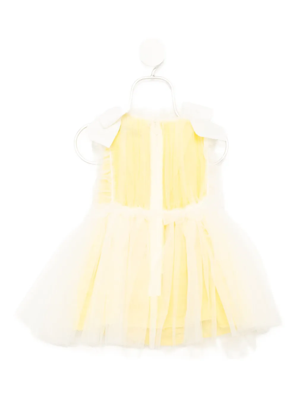 Hucklebones London Ruffle Midi Dress And Bloomers In Yellow