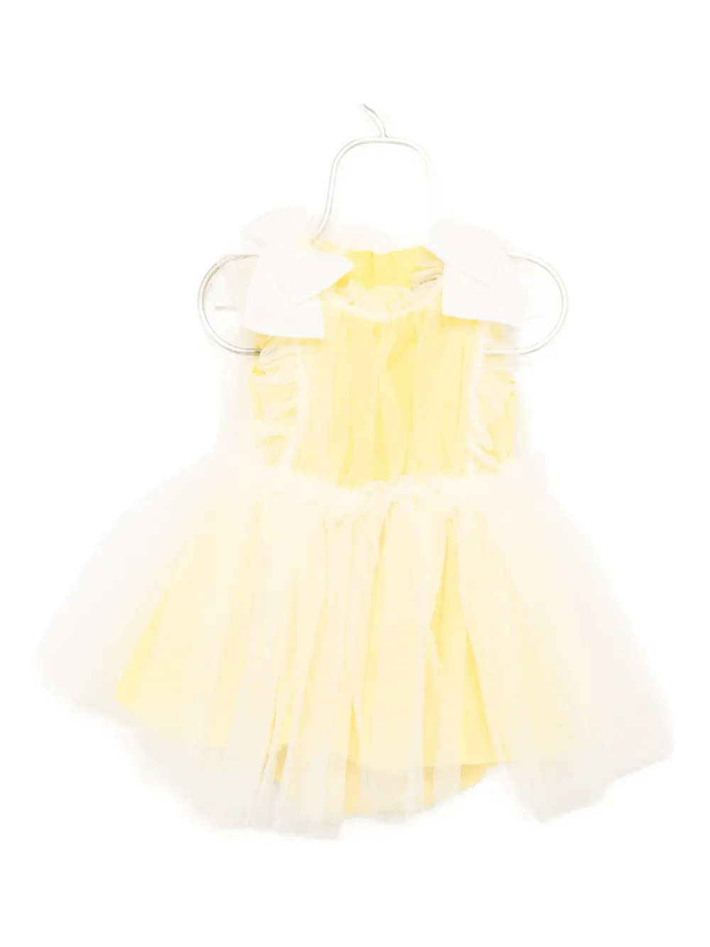 Hucklebones London Ruffle Midi Dress And Bloomers In Yellow