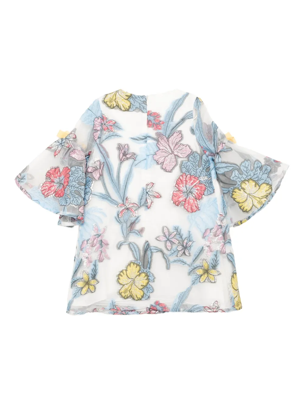 Hucklebones London Shiftjurk met klokmouwen Blauw