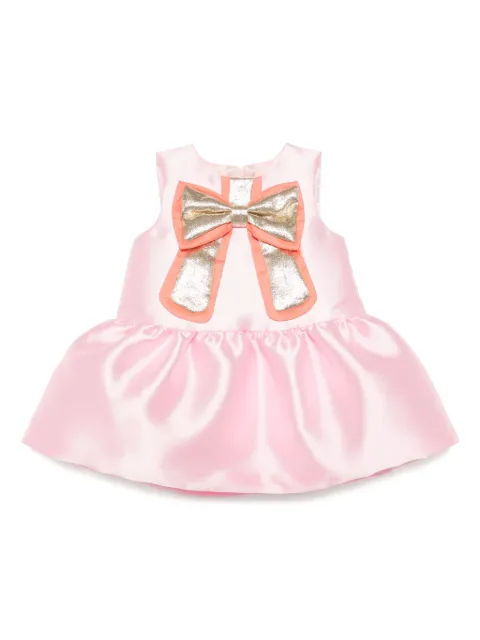 Hucklebones London vestido recto Guilded con bloomers con moño