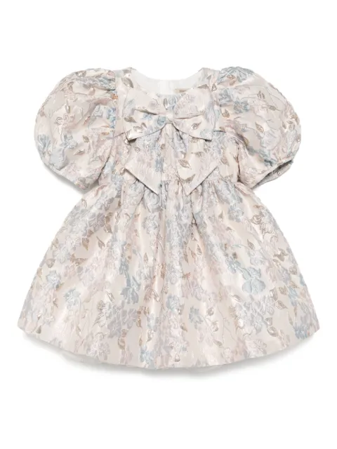 Hucklebones London vestido con mangas farol