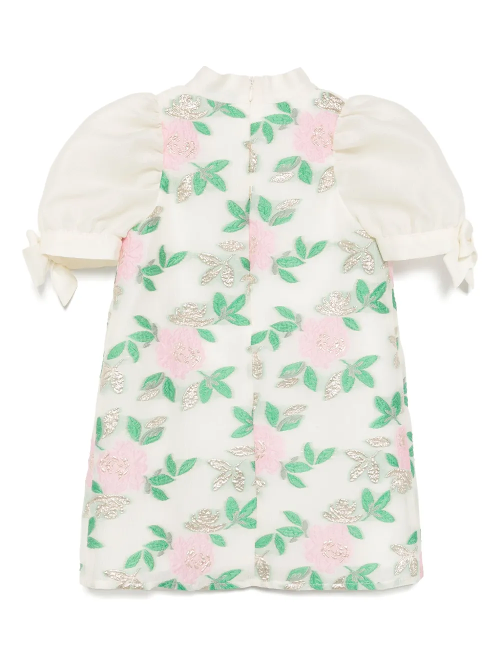 Hucklebones London Shiftjurk met pofmouwen Groen