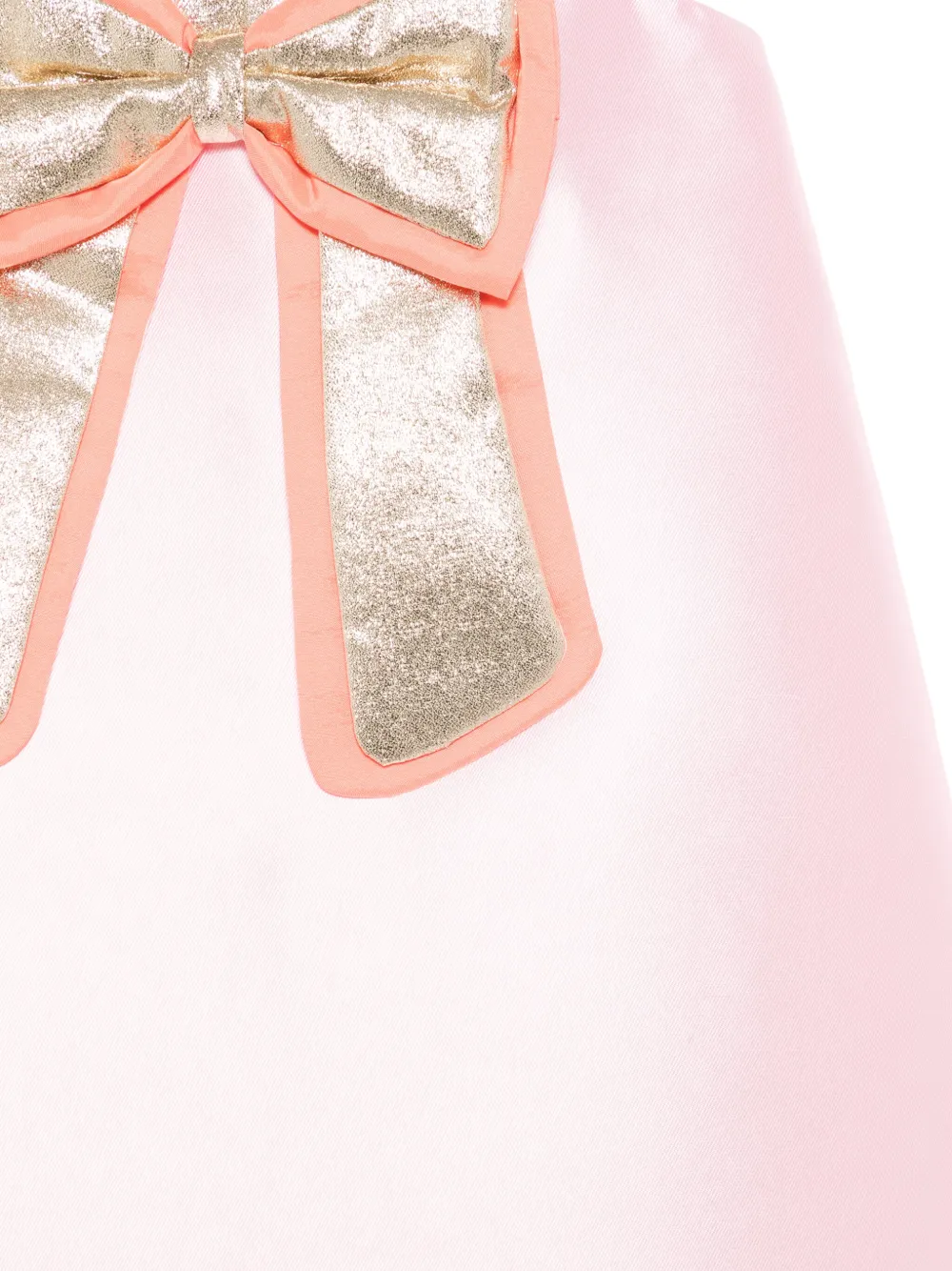 Hucklebones London Guilded shiftjurk met strik Roze
