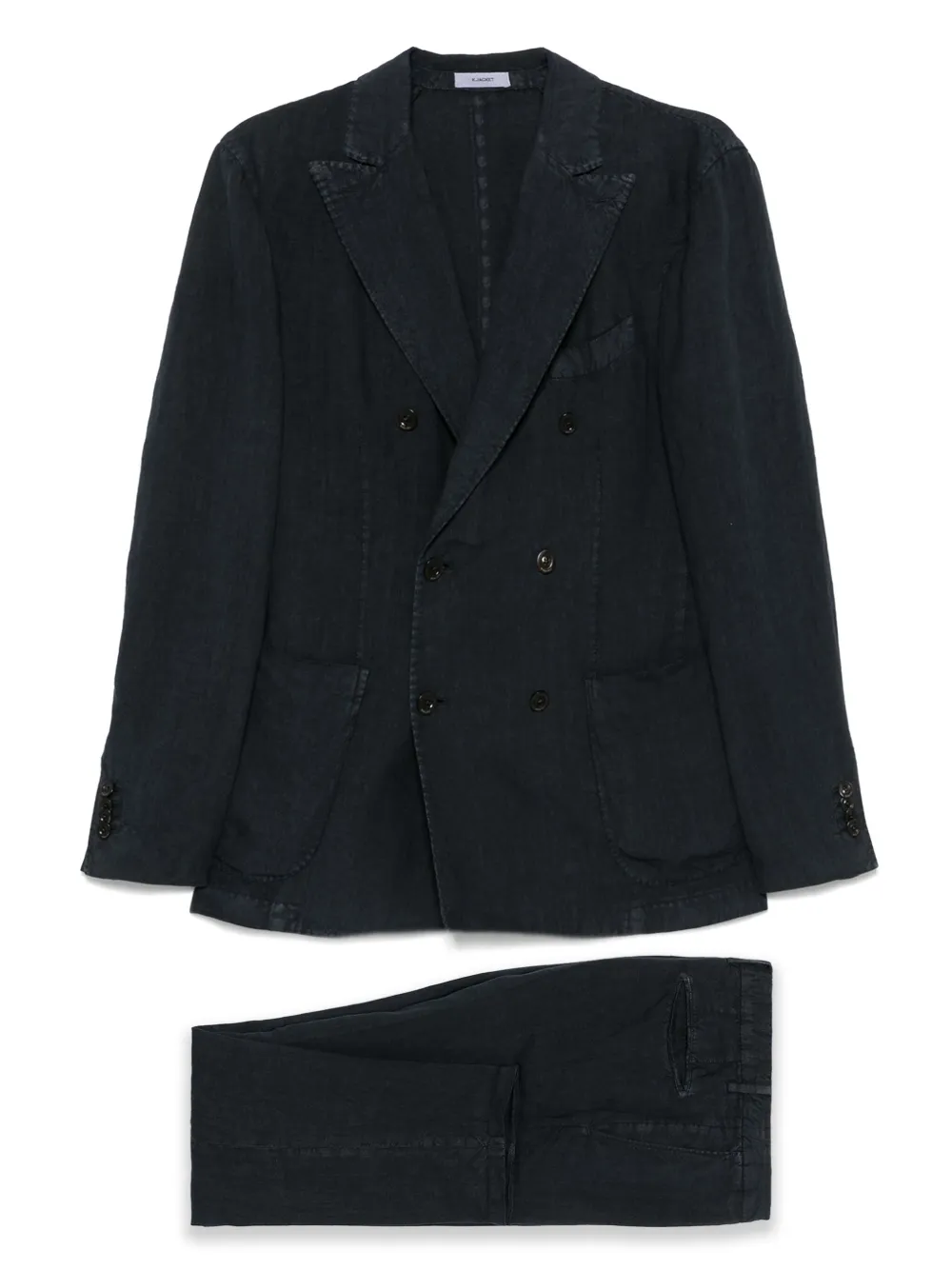Boglioli traje de lino | azul | Image 1