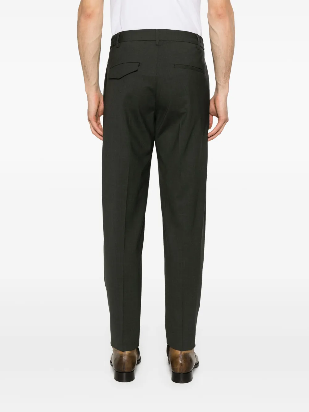 Tagliatore Broek met toelopende pijpen Groen