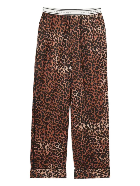 Love Stories leopard print pyjama trousers