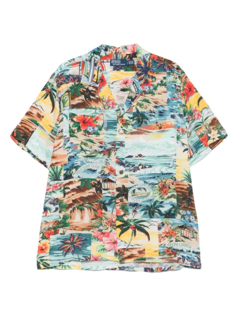 Polo Ralph Lauren camisa con estampado patchwork