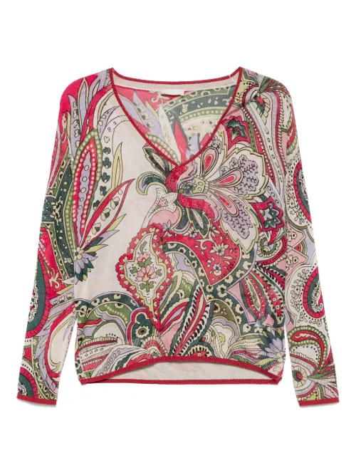 Haut à motif cachemire en jacquard - LIU JO - Modalova