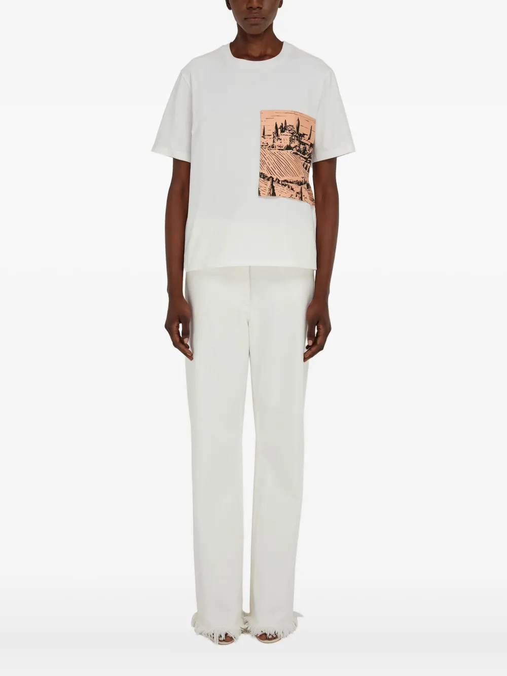 Ferragamo organic-cotton T-shirt | White | Image 1