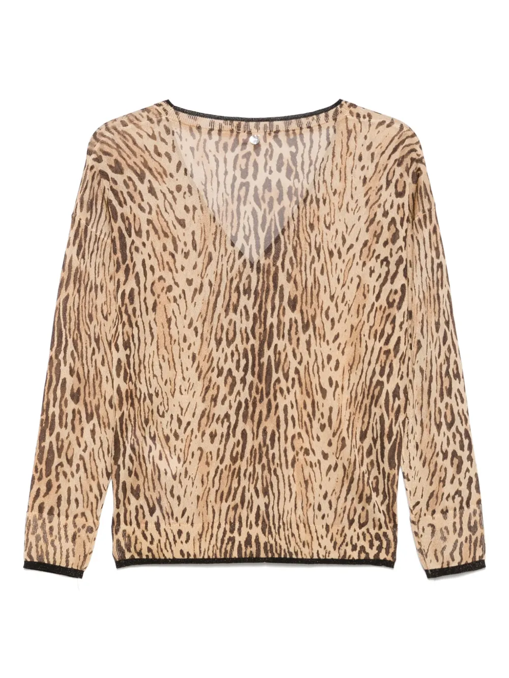 LIU JO leopard-jacquard top | T-Shirts & Jersey Shirts | Image 2