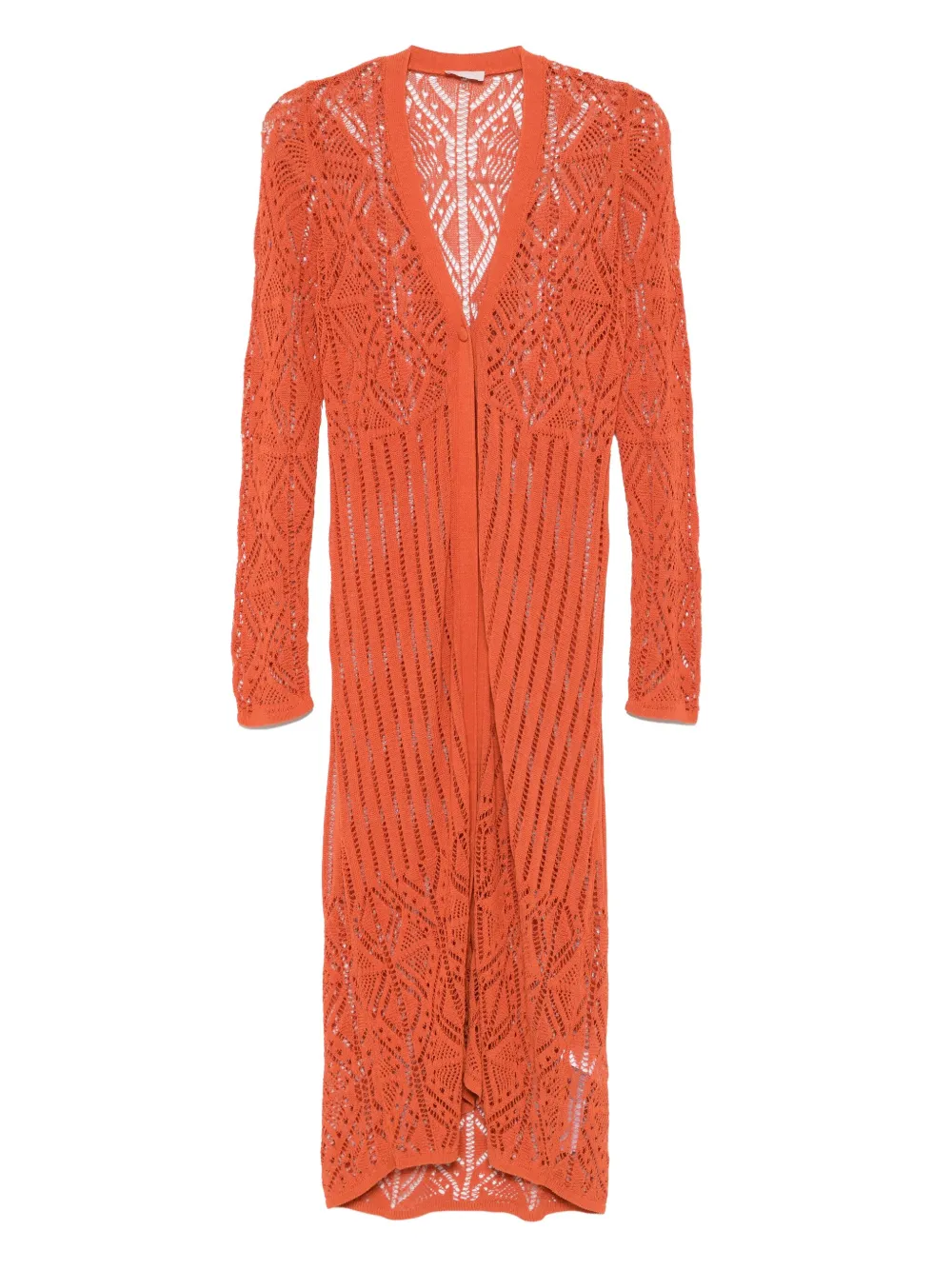 LIU JO openwork cardigan | Brown | Image 1