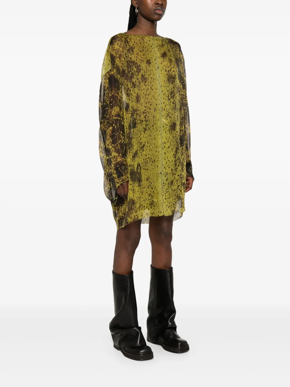 Rick Owens Eclipse tuniek Groen