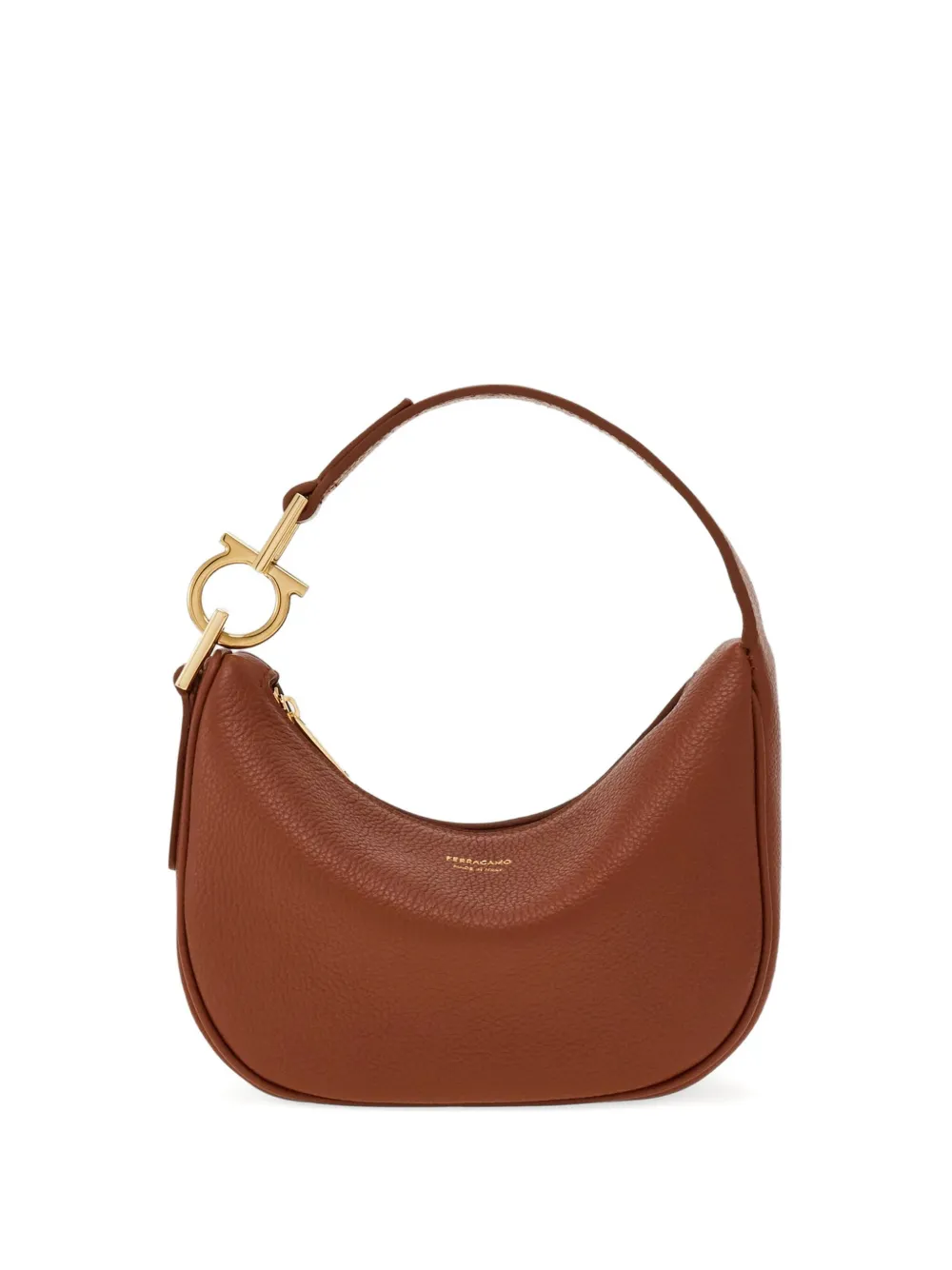 Ferragamo ノースサウス ミニバッグ - ブラウン Ferragamo ノースサウス ミニバッグ - ブラウン