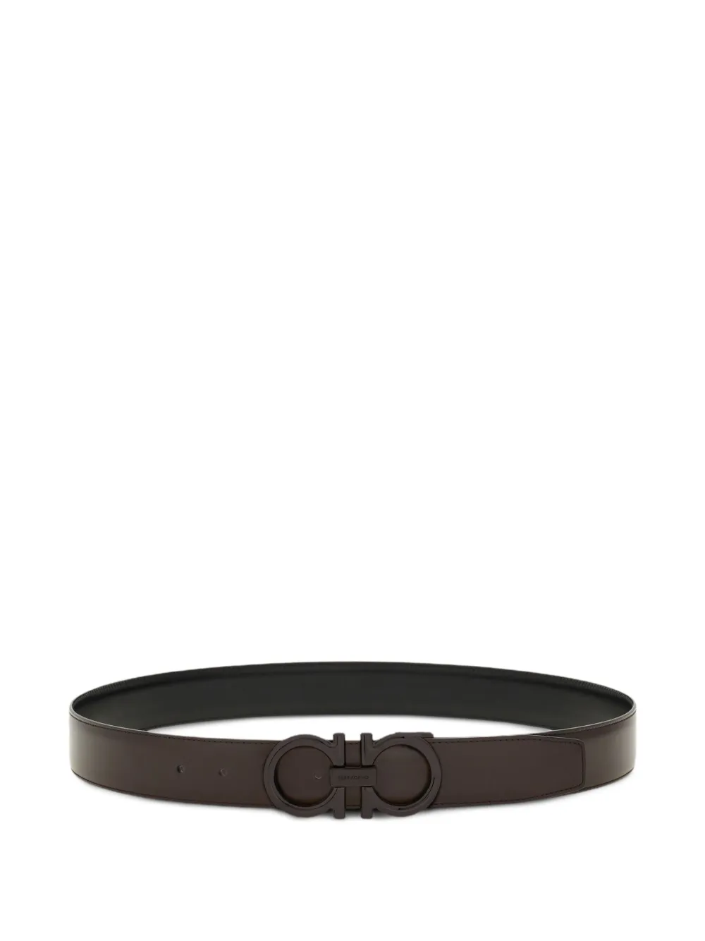 Ferragamo Leren riem Zwart