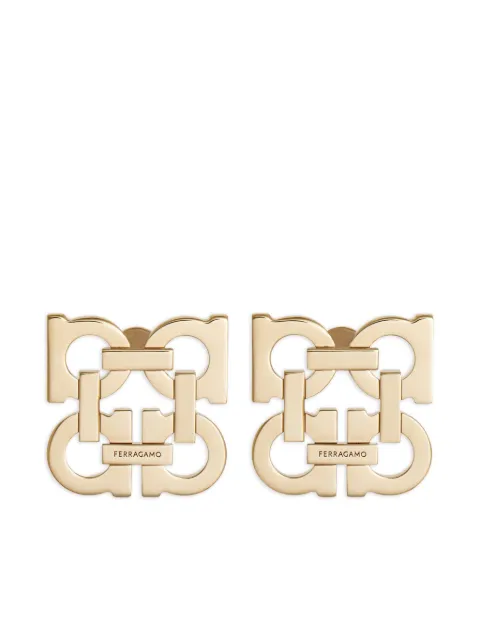 Ferragamo Gancini clip-on earrings