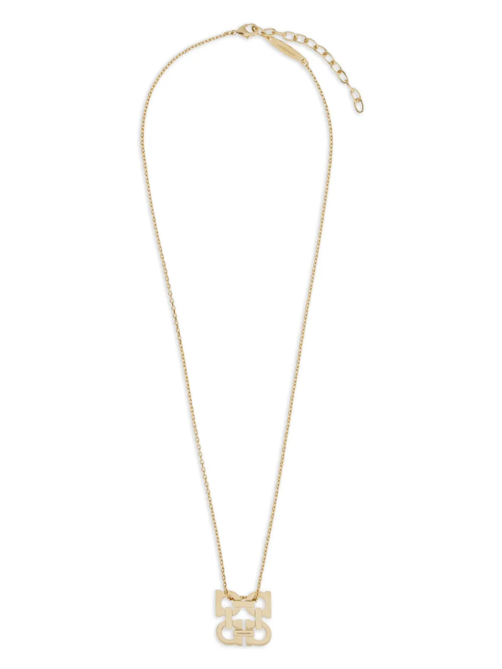 Ferragamo logo-pendant necklace | Gold | Image 1