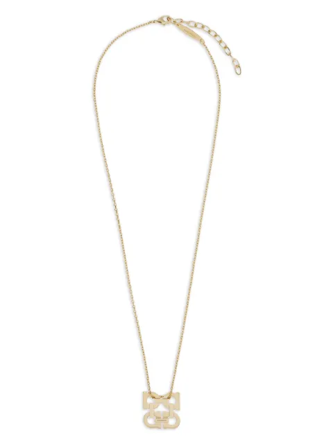 Ferragamo logo-pendant necklace