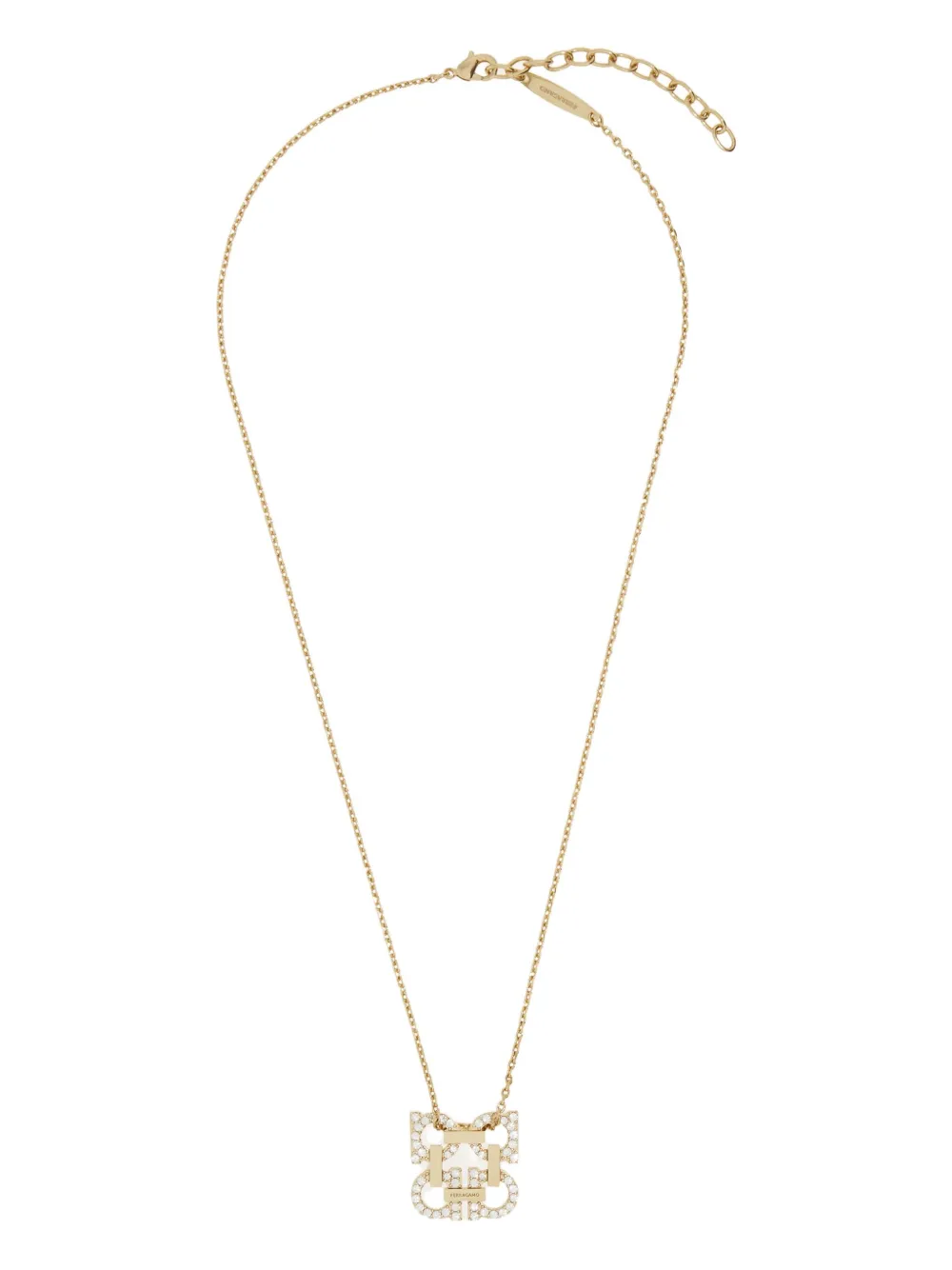 Ferragamo Gancini-charm necklace | Gold | Image 1