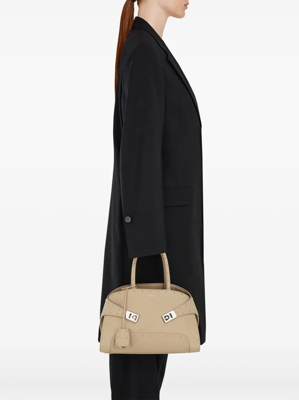 Ferragamo stud-embellished structured tote bag | Image 2