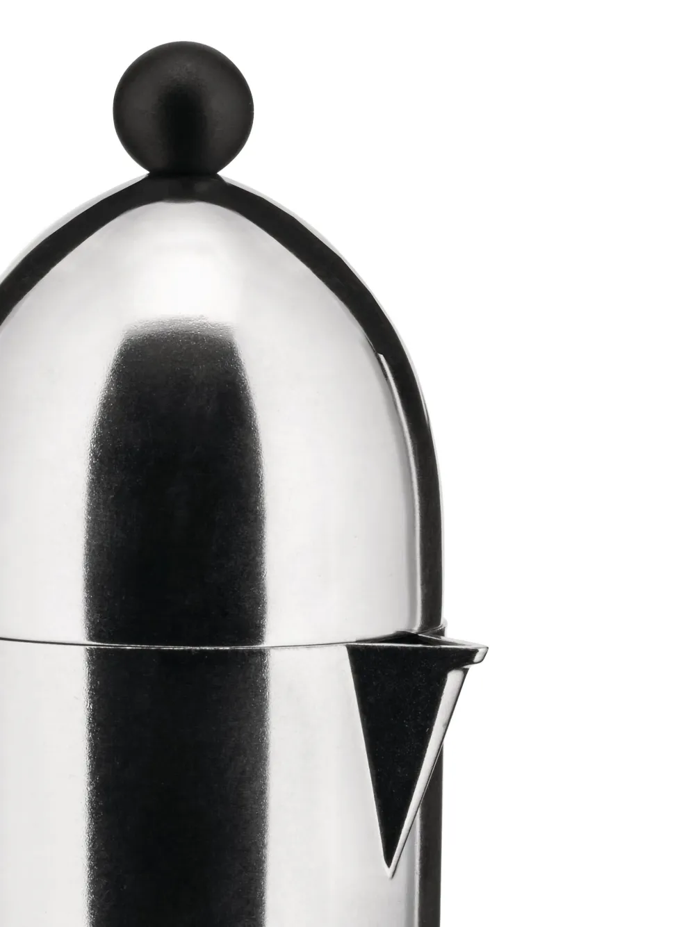 Alessi La Cupola Induction Espresso Coffee Maker In Silver