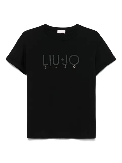 LIU JO playera con logo bordado