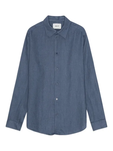 NN07 camisa de tejido cambray con botones