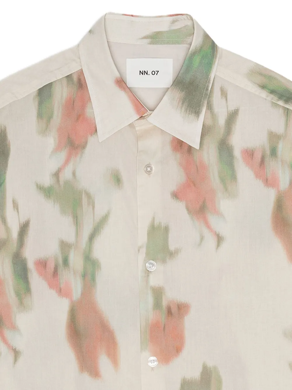 NN07 floral-print shirt - Beige