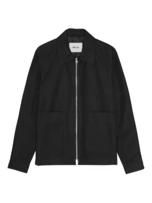 courrèges hommes Courrèges zip-up Shirt Jacket | Black | FARFETCH IN