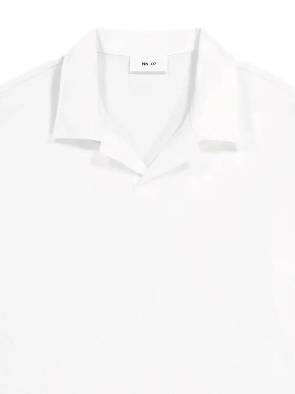 NN07 polo-collar T-shirt - Wit