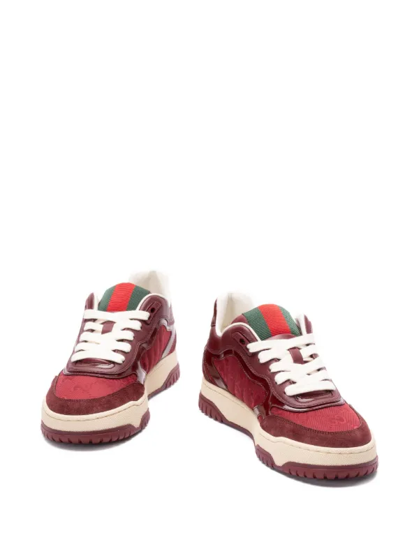 GUCCI レッド・ホワイトチェック モカシン GUCCI レッド・ホワイトチェック モカシン 靴
