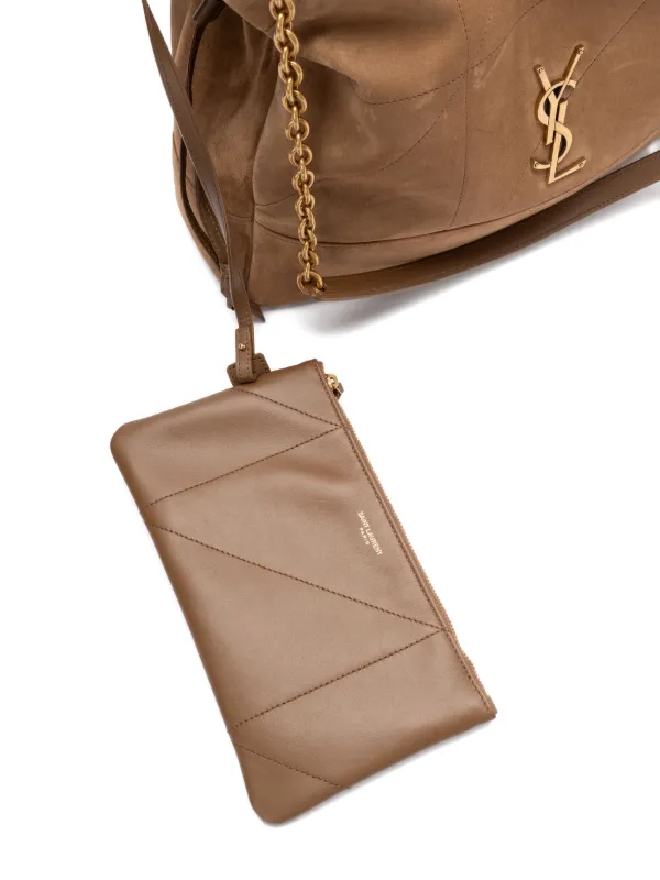 Saint Laurent Jamie Suede Tote Bag | Brown | FARFETCH
