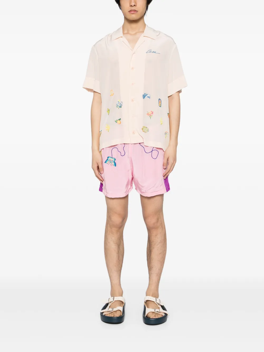 Sky High Farm embroidered shorts | Short Shorts | Image 2