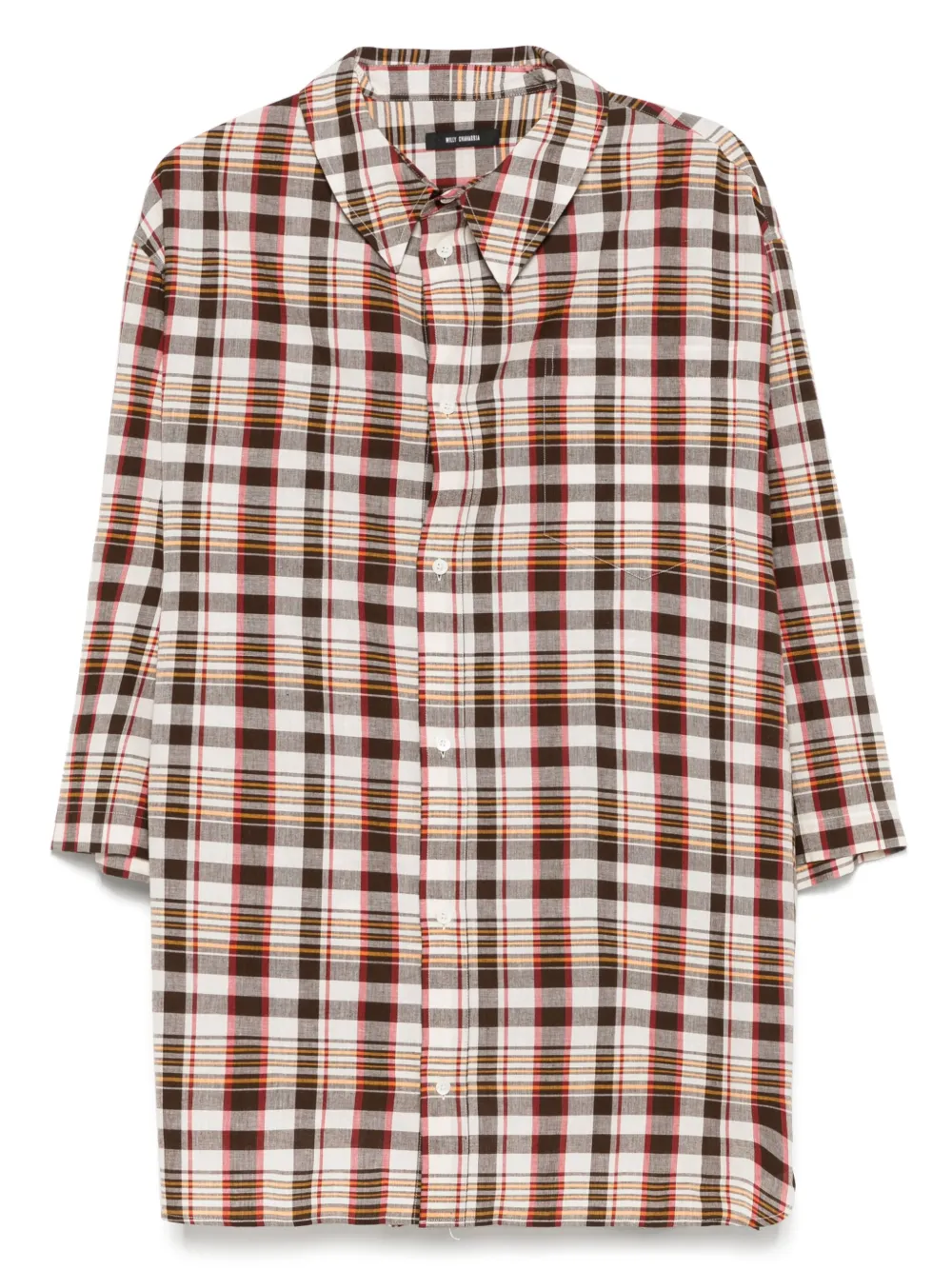 Willy Chavarria Hacienda shirt | Brown | Image 1