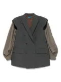 Kolor panelled blazer - Grey