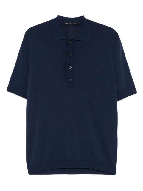 Low Brand fine-knit polo shirt