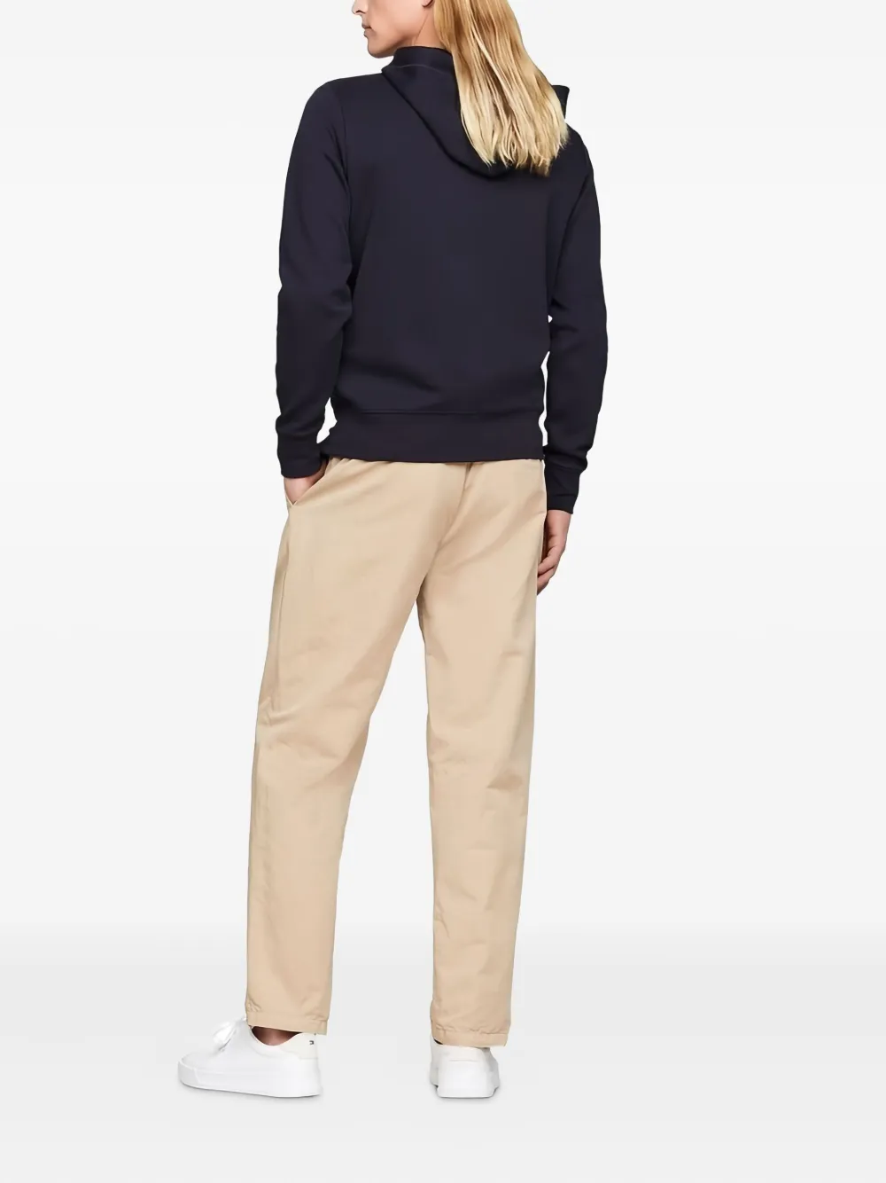 Tommy Hilfiger Hoodie met geborduurd logo Blauw
