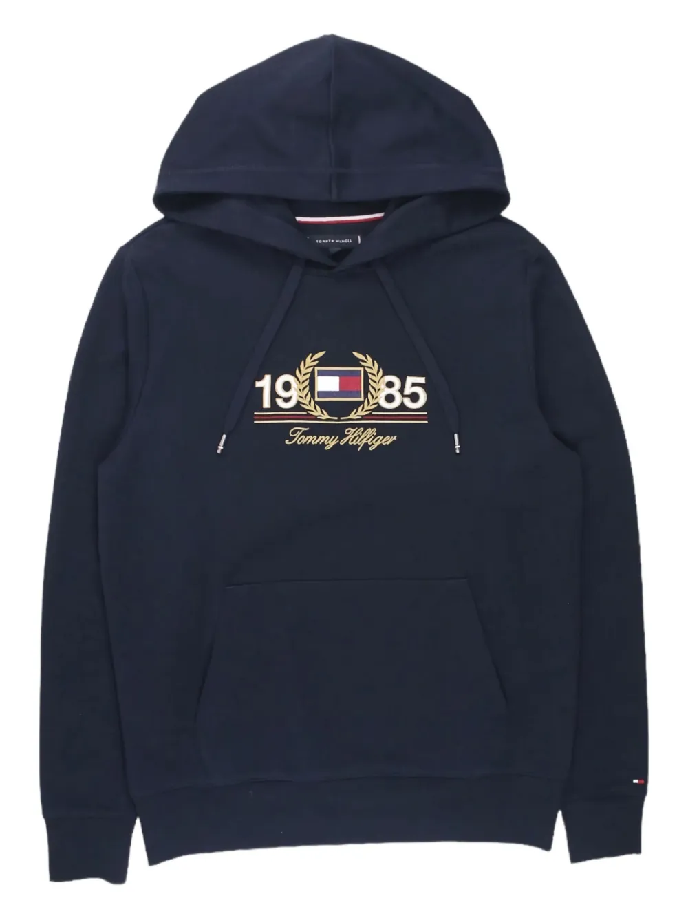 Tommy Hilfiger Hoodie met geborduurd logo Blauw