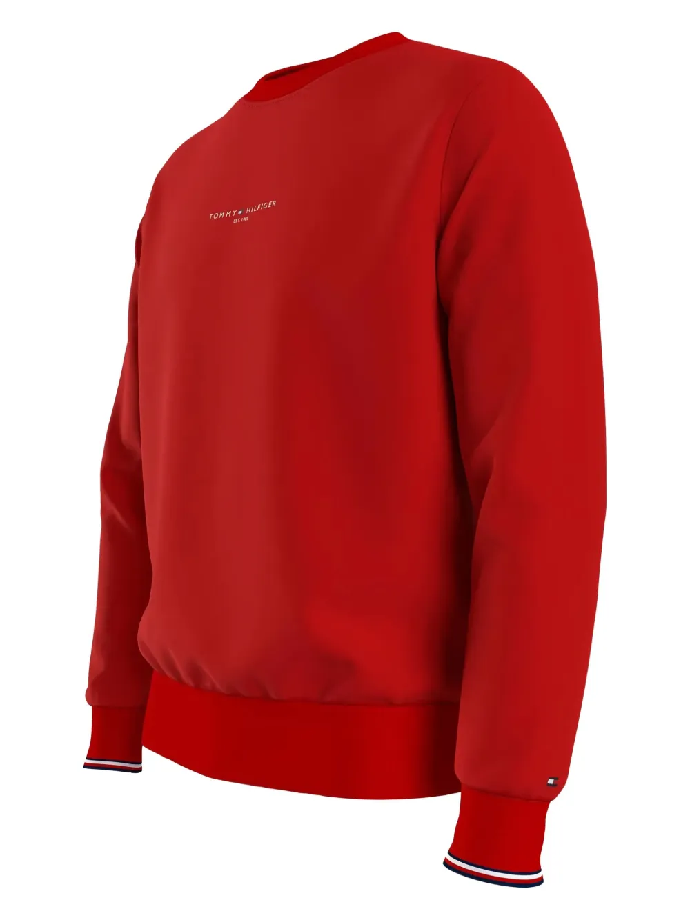 Tommy Hilfiger Trui met geborduurd logo Oranje