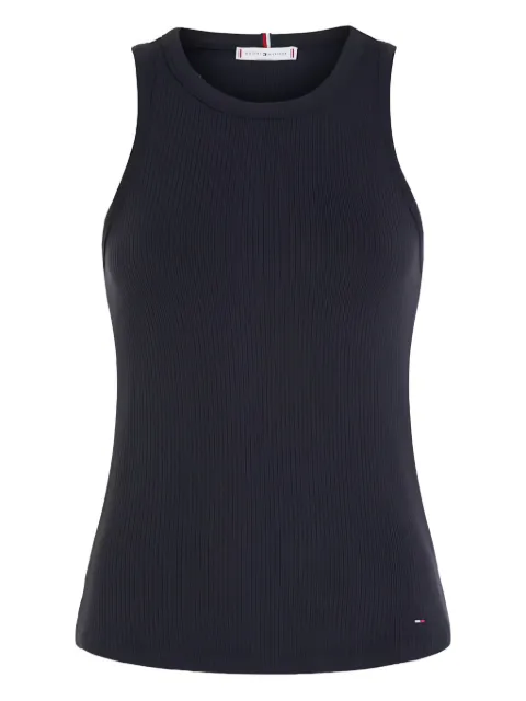 Tommy Hilfiger logo-embroidered top 