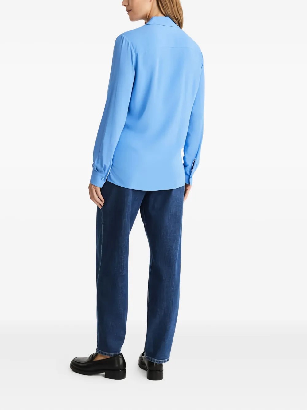 Tommy Hilfiger Blouse met lange mouwen - Blauw