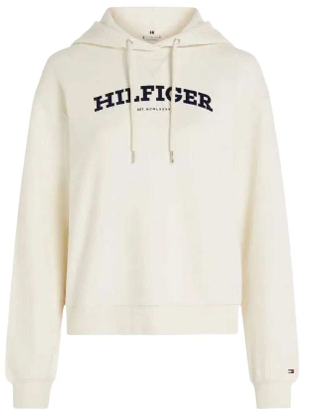 Tommy Hilfiger Hoodie met logoprint Wit