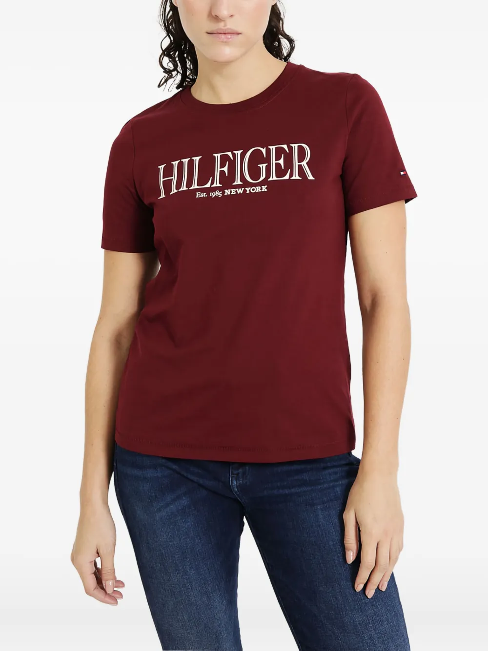 Tommy Hilfiger コットン Tシャツ - レッド Tommy Hilfiger コットン Tシャツ - レッド