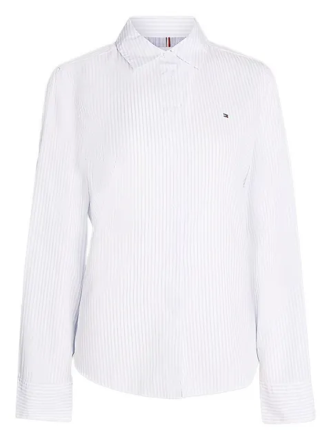 Tommy Hilfiger camisa con rayas estampadas