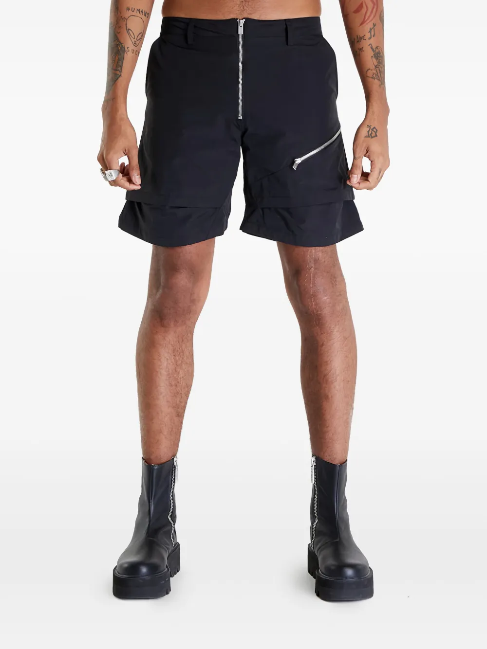 HELIOT EMIL Stratum cargo shorts | Black | Image 1