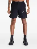 HELIOT EMIL Stratum cargo shorts - Black
