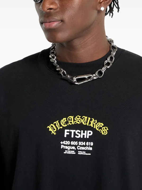 Pleasures グラフィック Tシャツ | ブラック | FARFETCH JP