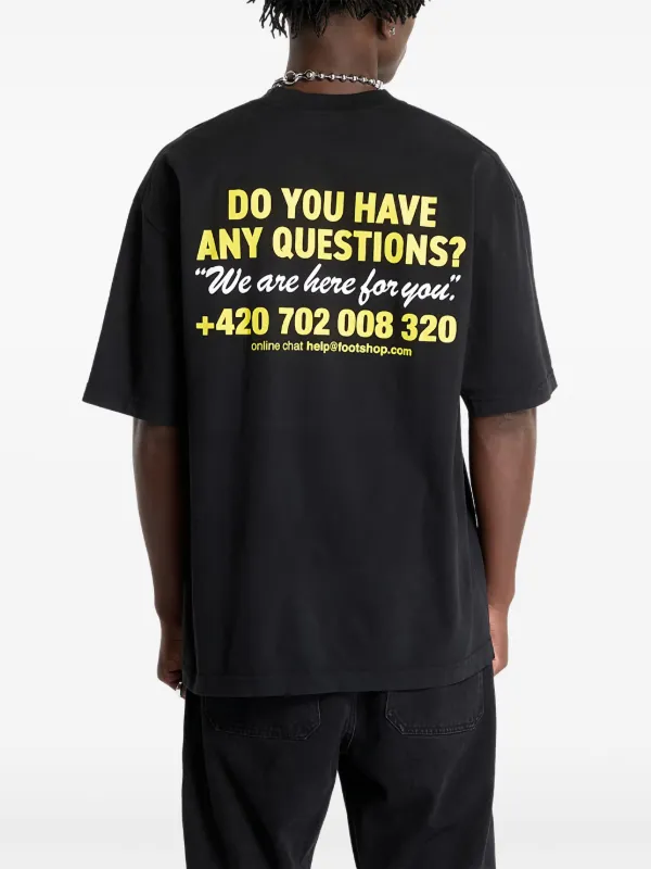 Pleasures graphic-print t-shirt | Black | FARFETCH