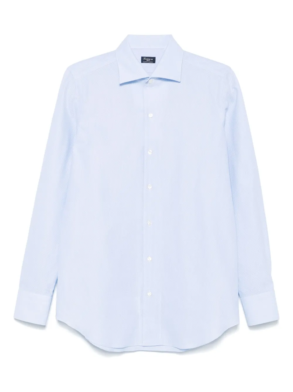 Finamore 1925 Napoli camisa con motivo micro | azul | Image 1